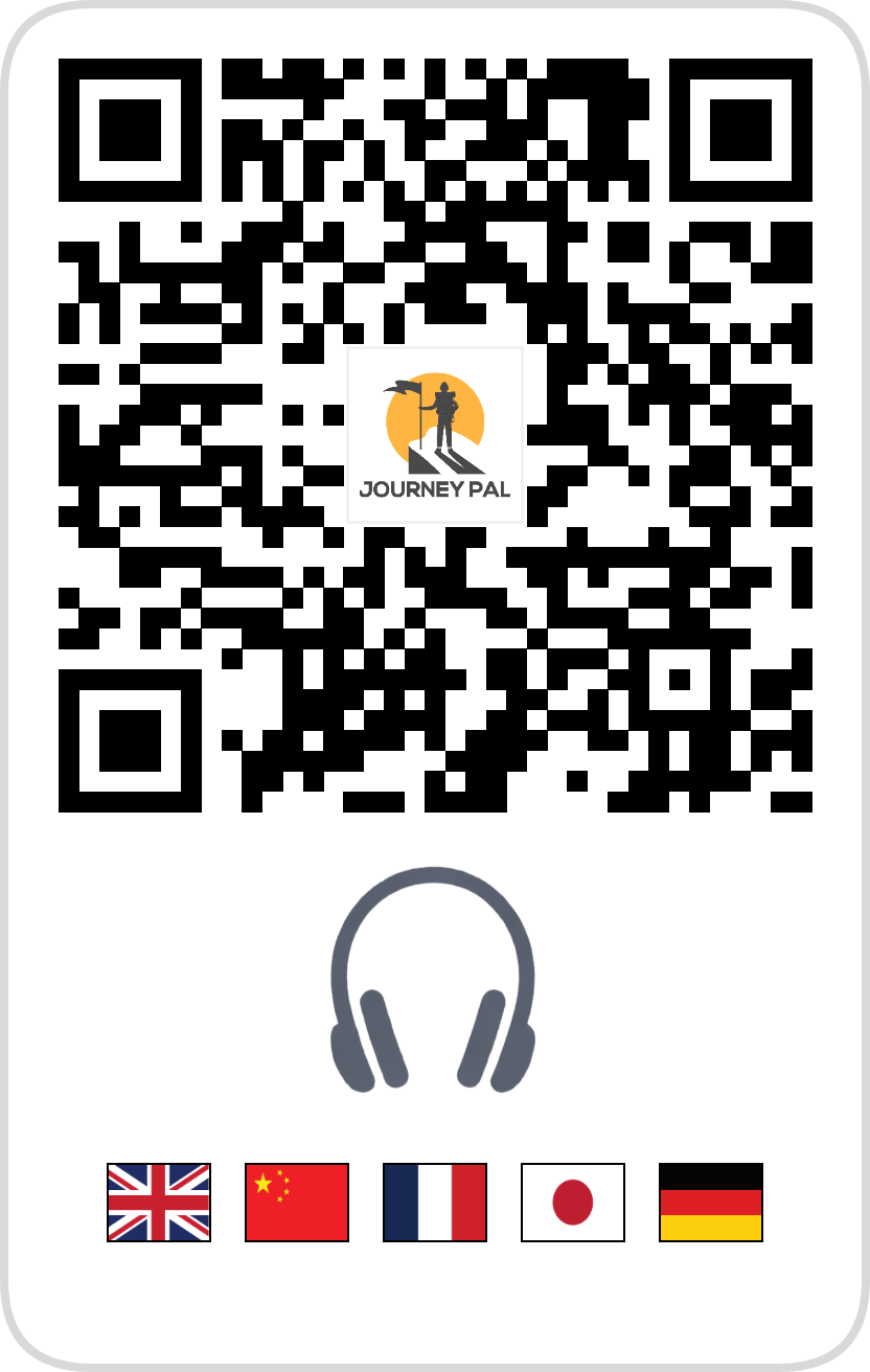 Journey Pal QR code integrated into existing exhibit signage