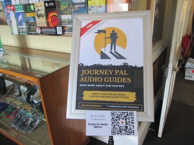 Shantytown Heritage Park Journey Pal QR code